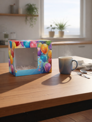 Díszdoboz bögréhez – ajándékcsomagolás